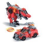 Vtech - switch & go dinos - warrior super vlociraptor - enfant - rouge et gris - mixte