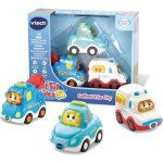 Vtech - tut tut bolides - coffret trio city (berline + dpanneuse + ambulance)