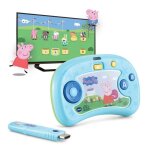 Vtech v. smile tv new generation peppa pig console ducative pour enfants + 3 ans apprendre compter vocabulaire ...