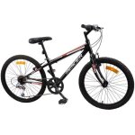 Vtt 24 mercier - 6 vitesses - cadre mixte - noir