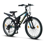 Licorne bike vtt 24 pouces ? v�lo tout - terrain polyvalent pour usage quotidien (noir / / bleu / citron ...