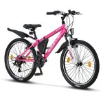 Vtt - licorne - tout suspendu - 24 pouces - 21 vitesses - hydrauliques - mixte - cross country