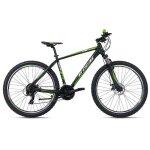 Vtt semi - rigide 275 morzine noir - vert 48 cm ks cycling - mixte - chemins et sentiers - 21 vitesses ...