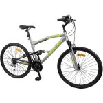 Vtt tout suspendu mercier 26 - 18 vitesses - cadre mixte - gris