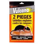 Vulcano pièges tablettes engluées (x2) - glue contre rat et souris Vulcano pièges tablettes engluées (x2) - glue contre rat et souris
