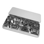 Vvikizy lot de 30 emporte - pices en mtal inoxydable pour biscuits et gteaux