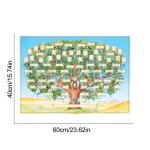 Vvikizy arbre généalogique à remplir 6 générations cadeau famille Vvikizy arbre généalogique à remplir 6 générations cadeau famille