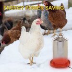 Vvikizy base chauffante pour abreuvoir � volaille abreuvoir � volaille 20w coussin chauffant pr�vention ...