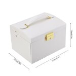 Vvikizy bo�te de pr�sentation de bijoux bo�te daffichage de bijoux en pu cuir dunit� centrale 3 niveaux ...