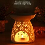 Vvikizy brleur de cire cramique - porte - arme pour huile essentielle diffuseur parfum bougie
