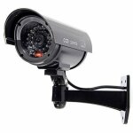 Vvikizy camra de surveillance de scurit camra factice cctv scurit surveillance cam simulation rouge ...