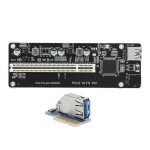 Vvikizy carte pcie vers double carte adaptateur pci r�sine de qualit� efficacit� �lev�e