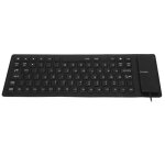 Vvikizy clavier en silicone souple clavier en silicone conception entièrement scellée léger portable ... Vvikizy clavier en silicone souple clavier en silicone conception entièrement scellée léger portable ...