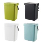 Vvikizy conteneur de comptoir domestique petit bac  compost de cuisine 3l poubelle de cuisine noir lgant ...