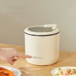 Vvikizy cuiseur à riz de voyage mini cuiseur à riz multifonctionnel électrique domestique à faible electromena ... Vvikizy cuiseur à riz de voyage mini cuiseur à riz multifonctionnel électrique domestique à faible electromena ...