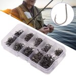 Hameons de pche - vvikizy - iseni - acier  haute teneur en carbone - 500 pices - mixte noir