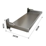 Vvikizy �tag�re cuisine murale en acier au carbone multifonctionnelle sans per�age porte - �pices suspendu ...