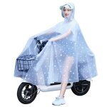 Vvikizy impermable de cyclisme transparent pour femmes manteau impermable transparent pour femmes pour ...
