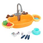 Vvikizy jouet lavabo lectrique enfant pour jouer cuisine jeu educatif