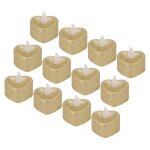 Vvikizy lampe à bougie led vvikizy lumière de bougie de led 12 pièces led bougie lampe or poudre coeur ... Vvikizy lampe à bougie led vvikizy lumière de bougie de led 12 pièces led bougie lampe or poudre coeur ...