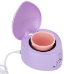Vvikizy mini chauffe - pot de cire mini machine de chauffage de cire en forme de coeur en hygiene epilation ...