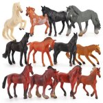 Figurines daction - vvikizy - mini figurines de cheval - 12 pi�ces - pvc - jouets �ducatifs