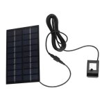 Vvikizy pompe de bassin solaire kit de pompe  eau solaire 9v 1. 8w montage facile maille anti - colmatage ...