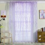Vvikizy rideau de chambre à coucher rideau de poche pour tringle de fenêtre transparente pour chambre ... Vvikizy rideau de chambre à coucher rideau de poche pour tringle de fenêtre transparente pour chambre ...