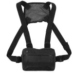 Sac de poitrine - vvikizy - modle rsistant  leau - bandoulire rglable - idal pour le sport - noir ...