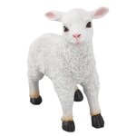 Statue de mouton - vvikizy - rsine - dcoration intrieure et extrieure - couleur blanche