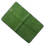 Vvikizy tapis dapprentissage de la propret pour chien vvikizy tapis de pipi pour chien en gazon artificiel ...