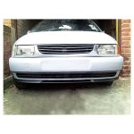 Pour vw polo 6n spoiler l�vre lame inf�rieure pare - choc avant noir mat 1994 - 2001