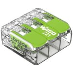 Wago 221 - 423 221 borne de raccordement flexible: 0. 14 - 4 mm rigide: 0. 2 - 4 mm nombre de ples: ...
