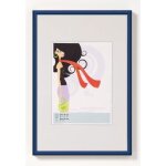 Cadre photo - walther - lifestyle 30x40 - plastique - bleu - rectangulaire Cadre photo - walther - lifestyle 30x40 - plastique - bleu - rectangulaire