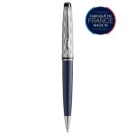 Stylo bille waterman expert deluxe - bleu - finitions palladium - recharge bleue pointe moyenne Stylo bille waterman expert deluxe - bleu - finitions palladium - recharge bleue pointe moyenne