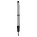 Waterman expert stylo bille acier inoxydable avec attributs dor�s recharge bleue pointe moyenne coffret ...