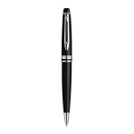 Stylo bille - waterman - expert - laque noire mate - attributs palladium - recharge bleue