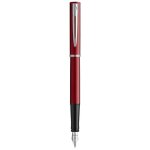 Stylo plume - waterman - graduate allure - laque rouge satine - attributs chroms - plume fine