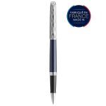 Stylo roller - waterman - hémisphère deluxe - bleu - finitions palladium - pointe fine Stylo roller - waterman - hémisphère deluxe - bleu - finitions palladium - pointe fine