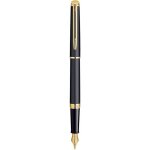 Stylo plume - waterman - hemisphere - noir mat - plume fine - attributs dors