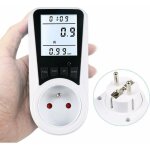 Wattm�tre prise compteur d�nergie ac 230v compteur de consommation d�nergie prise de moniteur dutilisation ...
