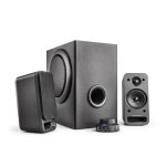 Wavemaster syst�me d?enceintes st�r�o 2. 1 mx3 + bt - 50w - bluetooth - pc / mobile / tablette / tv