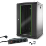 Pack coffret réseau 10 pouces 9u avec 1 multiprise 4 prises inclus mini baie de brassage noir livrée ... Pack coffret réseau 10 pouces 9u avec 1 multiprise 4 prises inclus mini baie de brassage noir livrée ...