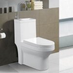 Wc  poser monobloc avec lave main intgr - cramique blanc - 39x68 cm - creativ