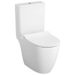 Wc � poser sans bride vitra sento + abattant slim frein de chute blanc