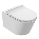 Wc suspendu sans bride jacob delafon bastille carn + abattant