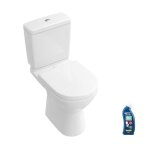 Wc  poser villeroy et boch o. novo avec abattant frein de chute dclipsable + nettoyant briochin