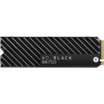 Wd black? - disque ssd interne - sn750 - 500go - m. 2 nvme (wds500g3xhc - 00sjg0) avec dissipateur thermique ...