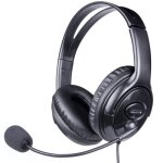 We casque micro filaire jk + usb micro pivotantarceau r�glable connecteur jack 3. 5mm + adap usb - noir ...