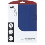 We etui universel tablettes 10 crochet - bleu nuit